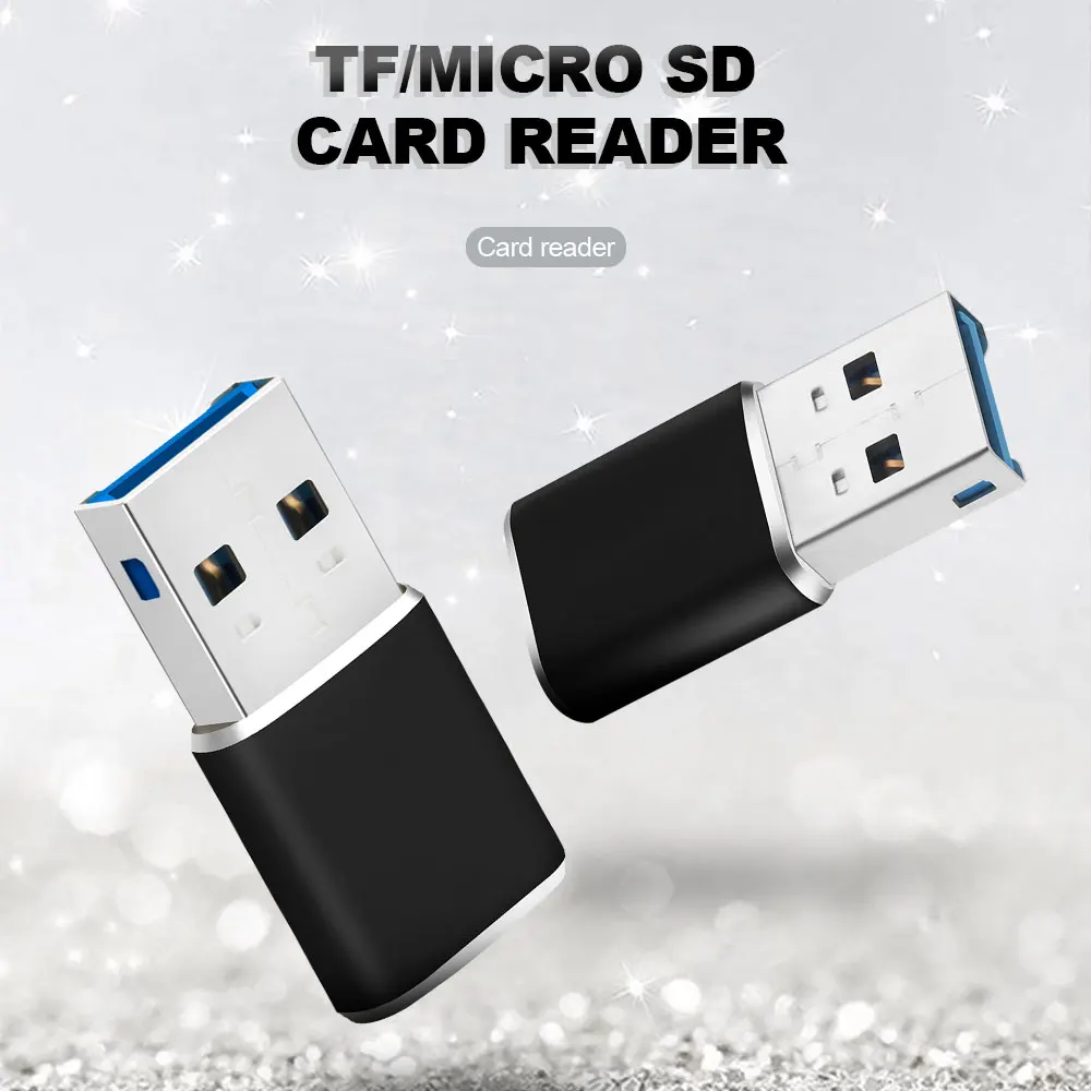 Kartomanアルミミニusb 3.0メモリカードリーダーアダプターtfマイクロsd pcコンピュータのラップトップ