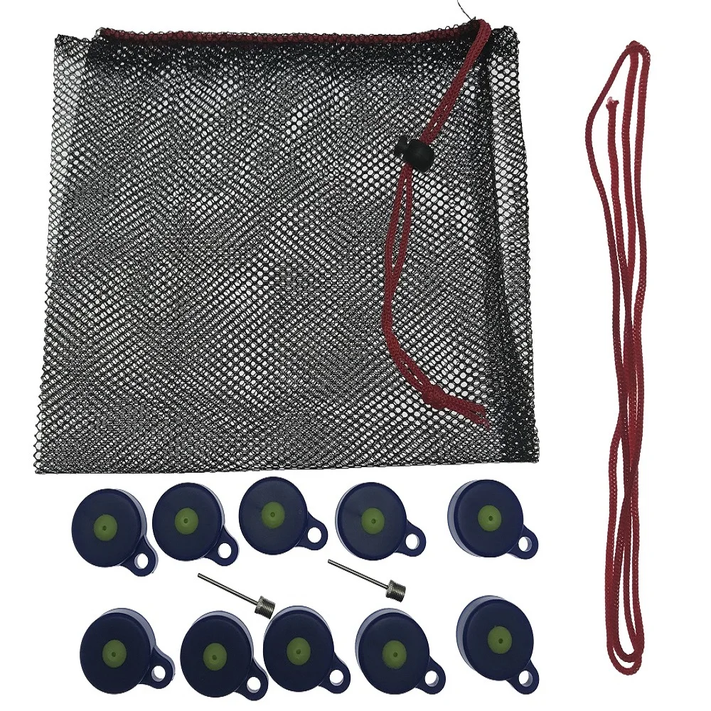 10 Gói Resuable Lớn Vụ Nổ Mục Tiêu Nắp Bao Gồm 2 Kim Bơm Và Lưới Túi Bảo Vệ