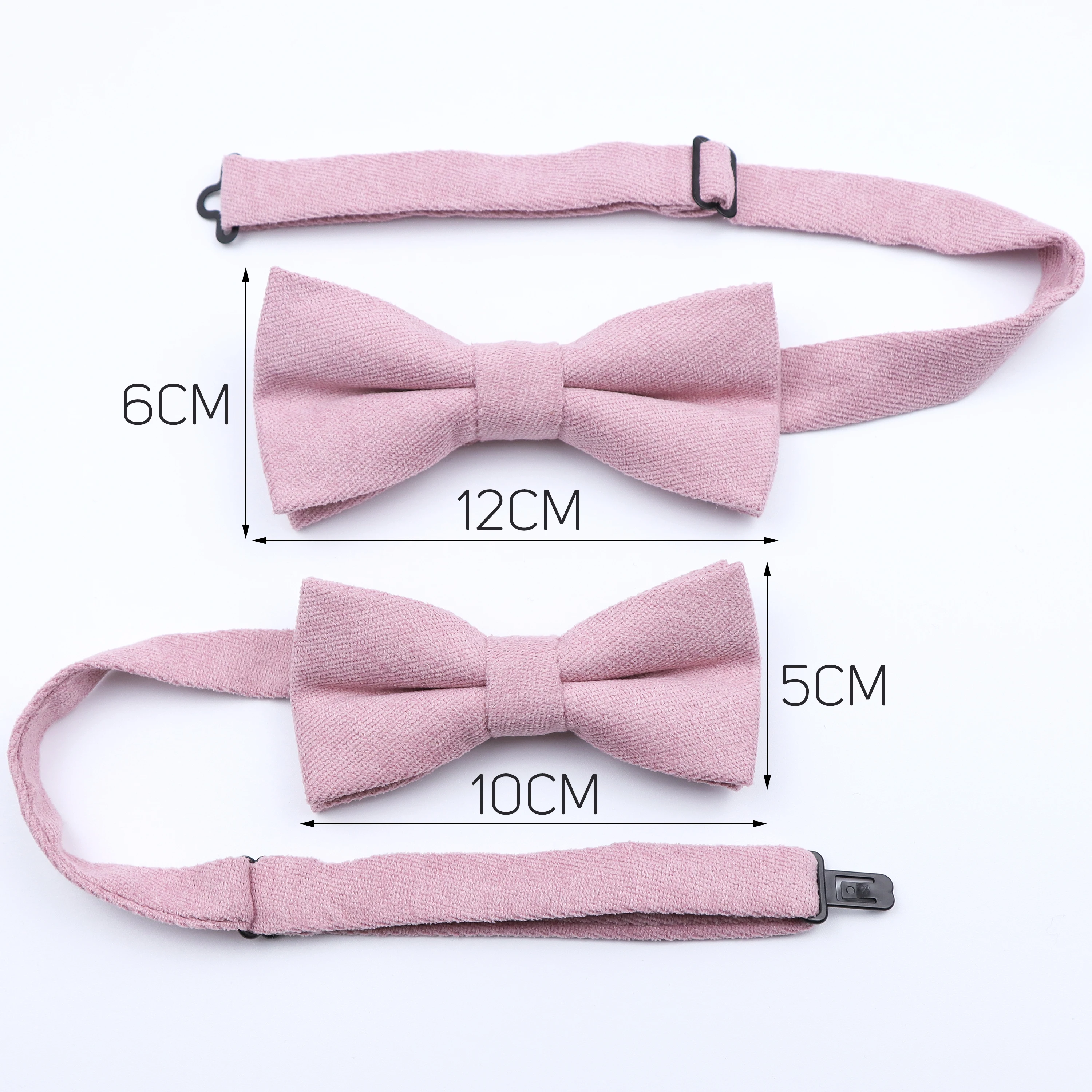 คลาสสิกที่มีสีสันเด็ก Bowties Super Soft กํามะหยี่ Corduroy งานแต่งงานเด็ก Bow Tie โรแมนติกสีฟ้าสีชมพูสีแดงผีเสื้อ Cravat