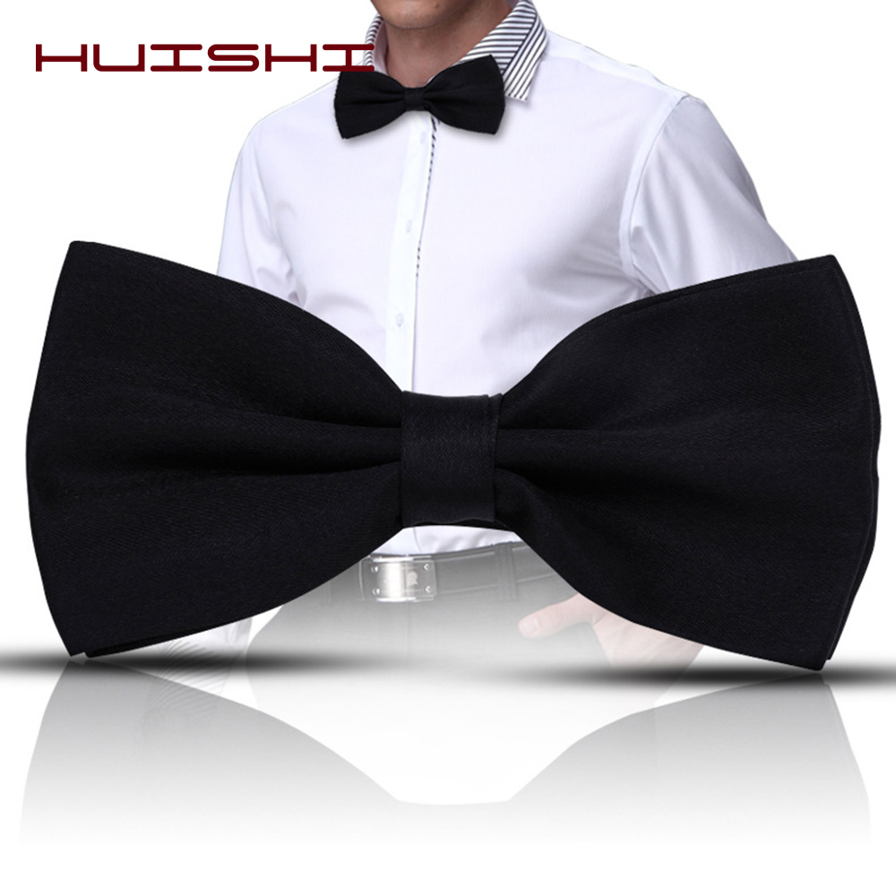 HUISUI 2024 ใหม่ 43 สีชุด Bow Tie งานแต่งงานของขวัญ Solid Party คลาสสิกผีเสื้อ Cravat ขายส่งวัสดุโพลีเอสเตอร์ Bowtie