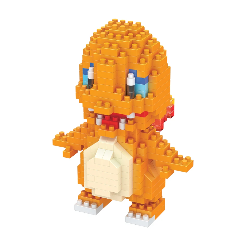 Pokémon New Small Particle Building Blocks Pikachu Small Animal Model Educational Game Puzzle Children's Teaching Toy