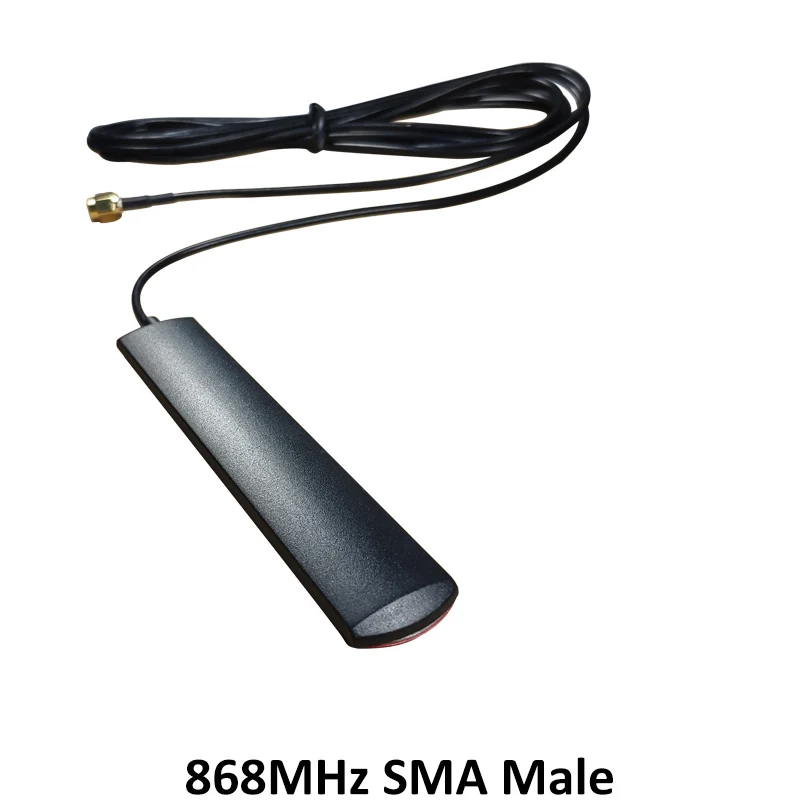 GSM 2p 5p 868 MHz 915 IOTgeklebter Streifen 868m Patch-Antenne SMA-Stecker Antenne 3 Meter Kabel 868 915 MHz Antennenantenne Lora