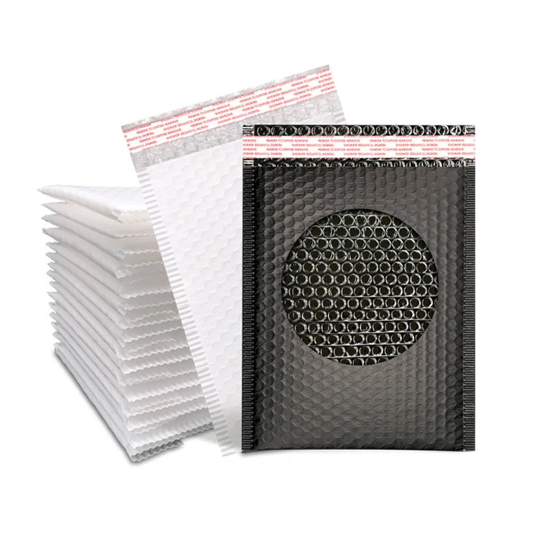 10 Pcs/18 Maten Zwarte Poly Bubble Mailer Gewatteerde Envelop Self Seal Mailing Tas Bubble Envelop Verzending Envelop Post tas