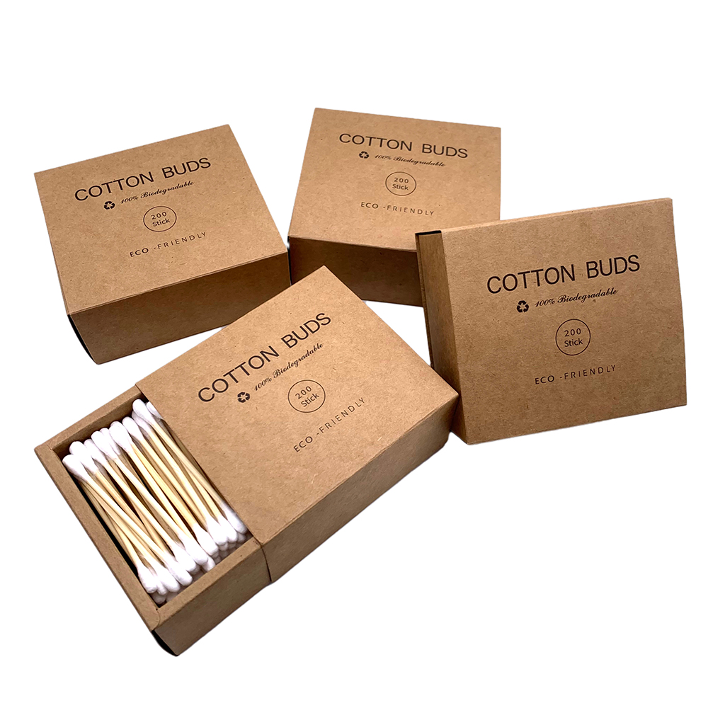 600/1000 шт., разноцветные бамбуковые ватные палочки для взрослых