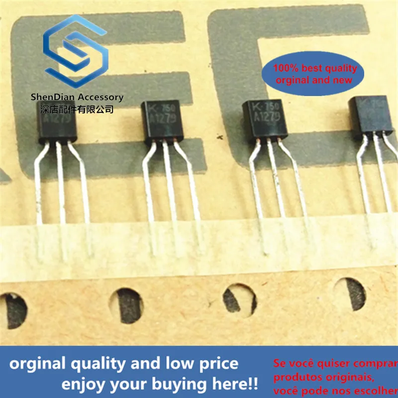 TRANSISTOR KTA1279 A1279 TO-92 epitaaxial plano PNP, foto real, novedad original, 30 Uds., 100%