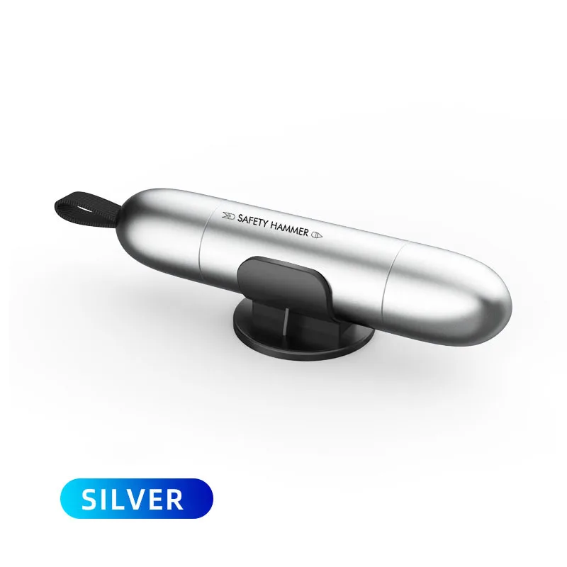 Mới Di Động Safery Búa Khẩn Cấp Dụng Cụ Phá Kính Ghế Dao Cắt Dây Đai Trốn Thoát Trong Ô Tô Nước Ngoài Trời Tự Vệ GẬY Baton Tặng