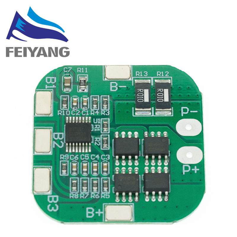 Placa de proteção de bateria 4S 14.8v / 16.8v 20a pico li-ion bms pcm para bateria de lítio licoo2 limn2o4 18650 li