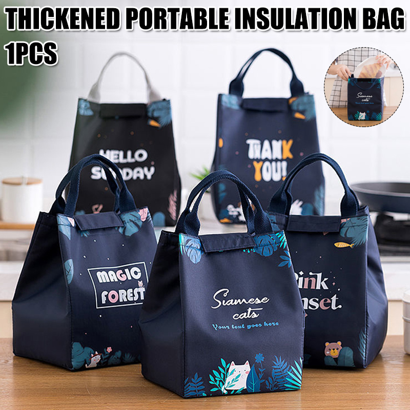 Di Động Bền Túi Tote Túi Đựng Đồ Ăn Trưa Cách Nhiệt Túi Mềm Waterpoor Cho Ngoài Trời Cắm Trại Trường Văn Phòng Sinh Viên Thức Ăn Dã Ngoại Túi