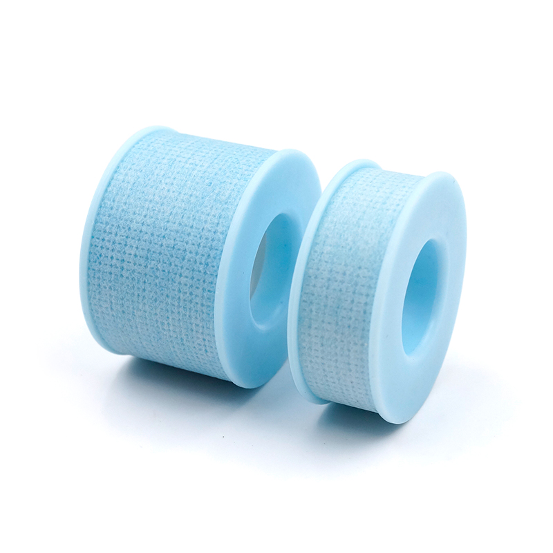 Cinta de pestañas de Gel de silicona microporosa no tejida, transpirable, sensible, resistente, azul, almohadilla debajo de los ojos, herramientas de extensión de pestañas, 1 ud.