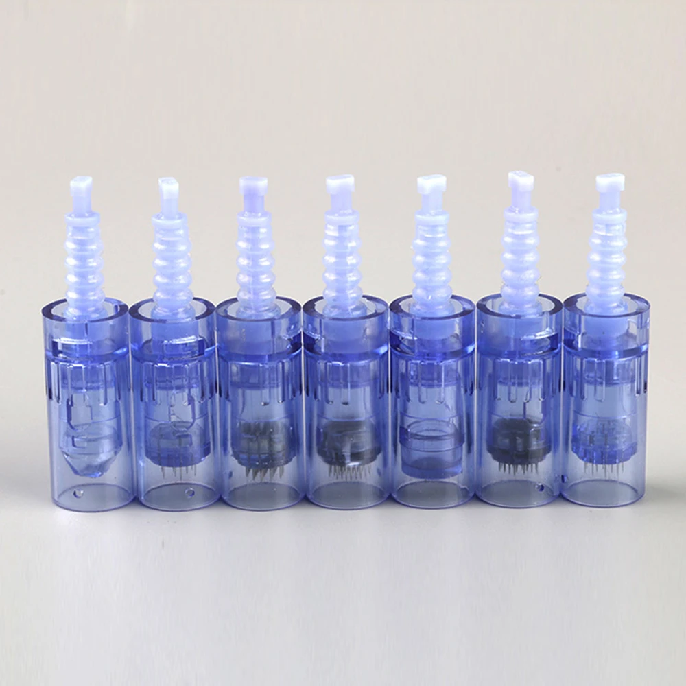 Ultima Dr. Bút A6 Kim Hộp 9 12 36 42pin 3D 5D Nano Lưỡi Lê MTS Dermapen Đầu Microneedle Đầu Derma Bút Mực 20 Chiếc