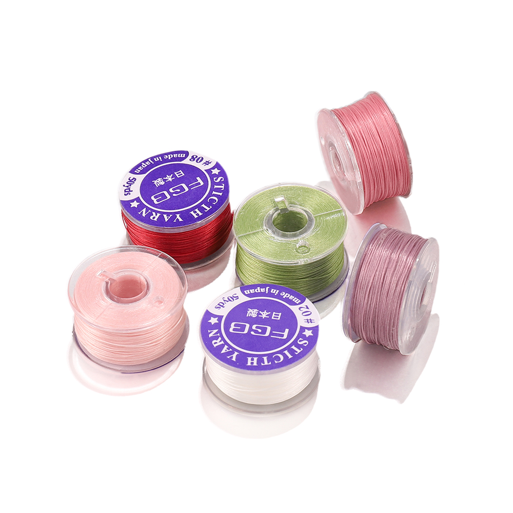 Hilo de cuentas de nailon de 50 yardas, hilos de cuentas no elásticos, hilo de cordón para pulseras DIY, collares, suministros de joyería