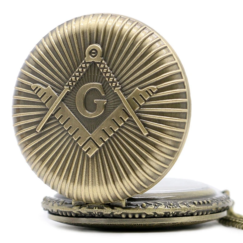 Đồng Hội Tam Điểm Freemasonry Chrome Vuông Và La Bàn Mason Retro Vòng Cổ Mặt Dây Chuyền Thạch Anh Đồng Hồ Bỏ Túi Quà Tặng Tốt Nhất Cho Freemason
