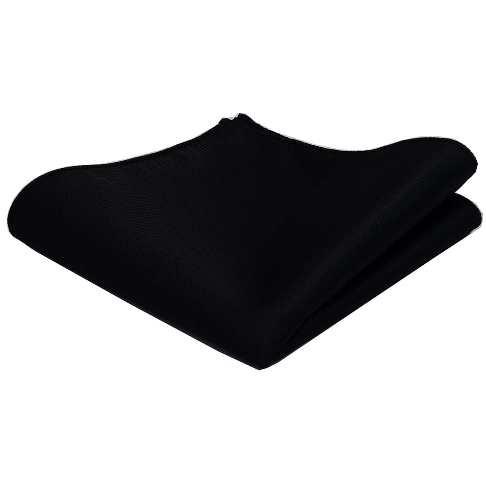 Classic 25*25CM Men's Plain Silk Handkerchief Solid Pocket Square Fashion Men Hanky For Wedding Party Chest Towel