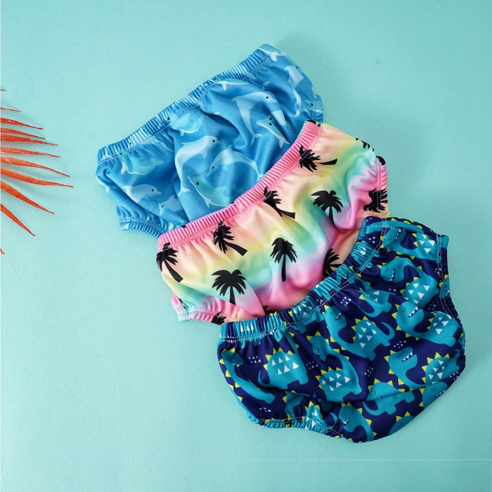 HappyFlute NOVO Uso de Verão Crianças Piscina Praia Calças de Natação Capa Impermeável Reutilizável Pano Lavável Fraldas de Bebê