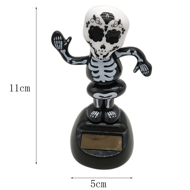 พลังงานแสงอาทิตย์เต้นรําฮาโลวีนแกว่ง Animated Bobble Dancer ของเล่นตกแต่งรถเด็กผู้หญิง Handcrafted ของขวัญวันเกิด Party