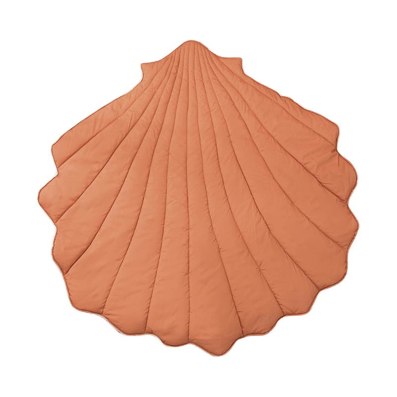 Neugeborenen Baby Baumwolle Krabbeln Teppich Decke Shell Form Krabbeln Spielen Matte Teppich Kind Kinder Zimmer Dekoration