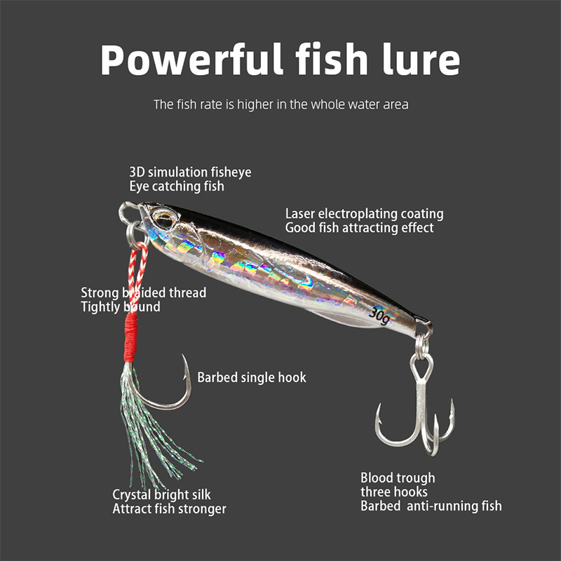 2021 Japen Metallo Cast Jig Cucchiaio 10/15/20/30/40/50g Shore Casting Jigging Pesce Spigola Richiamo di Pesca Esche Artificiali Affrontare