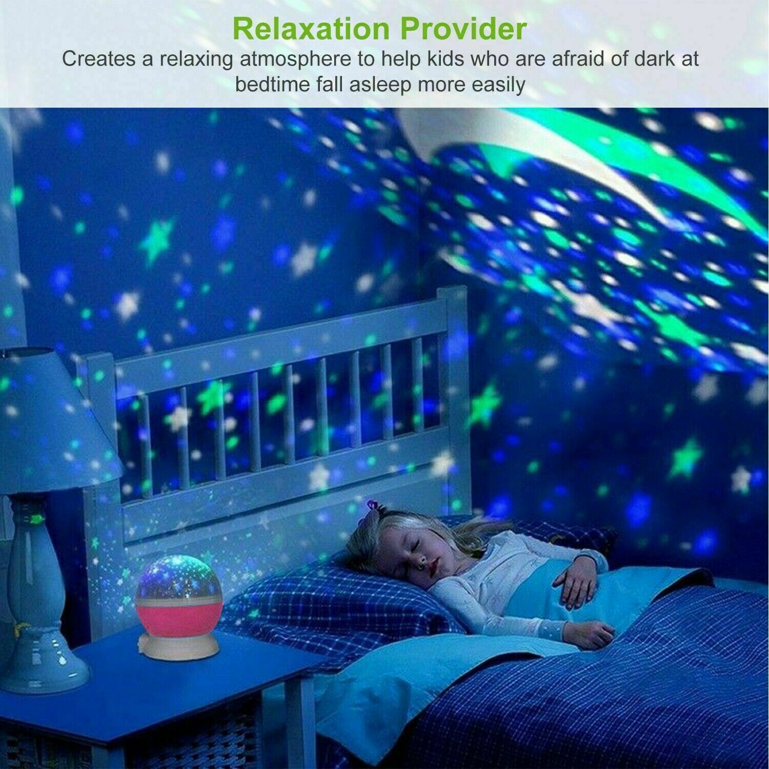 LED Starry Sky Lamp for Kids, Lâmpada para atmosfera Projetor de luz para decoração do quarto do bebê Céu estrelado Disco Ball, Luz de néon ambiente