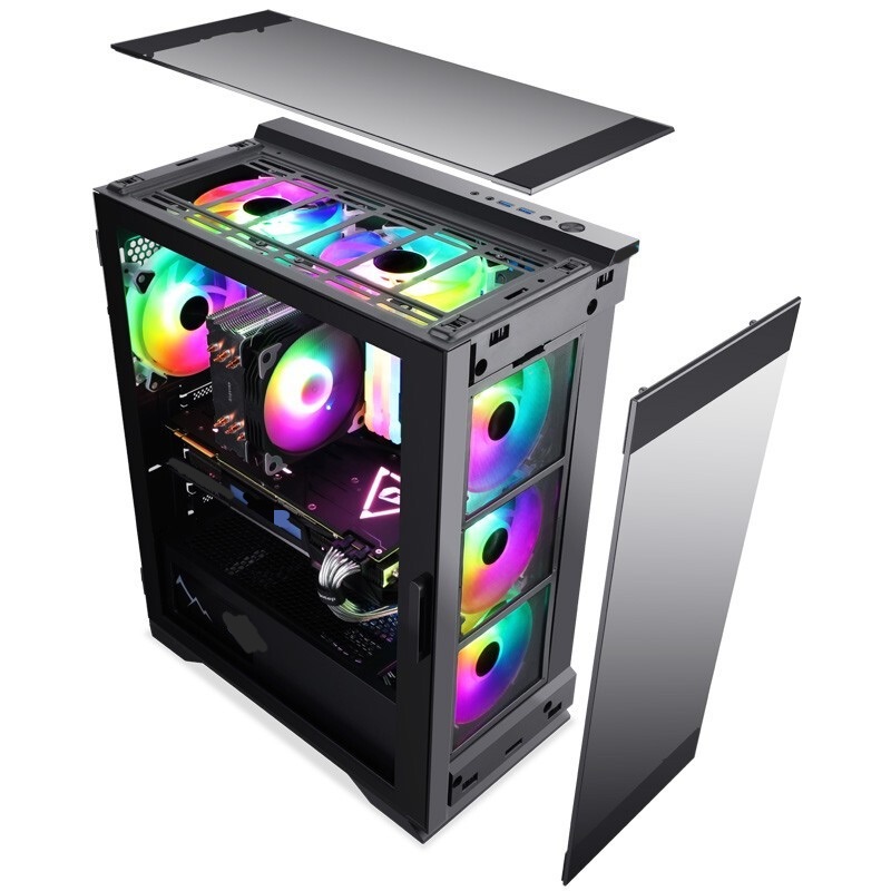 Jogos de computador intel xeon e5 2650 intel i5 cpuvideo placa r7 gtx1050ti 16gb 256gb ssd windows 10 pro unidade de sistema de desktop chave