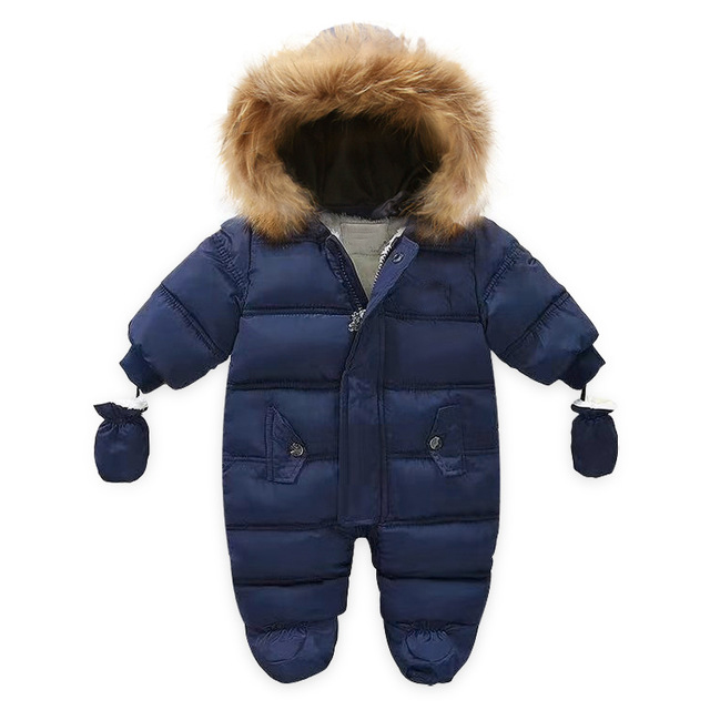 Ropa de invierno para bebé recién nacido, mono con capucha interior de forro polar, pelele para bebé, 2024