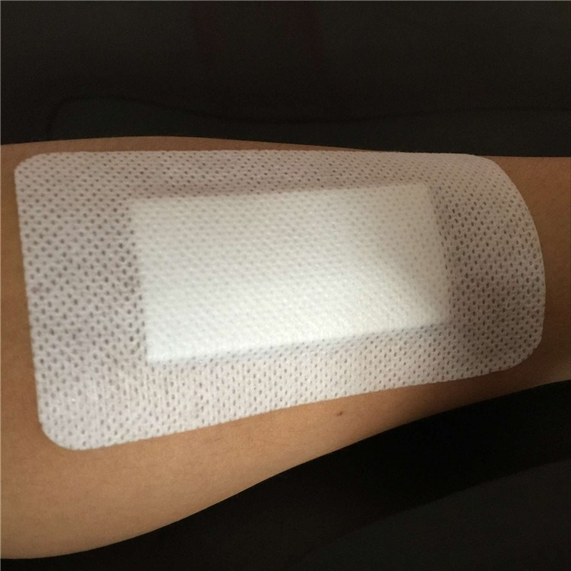 Pansement adhésif pour plaies, 5 pièces/paquet, ruban médical, Kit de premiers soins, 10cm X 20cm, pansement, grande plaie, premiers secours, hémostase