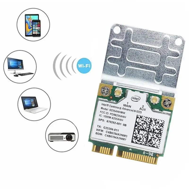 Mới Mini Kim Loại Từ Nửa Chiều Cao Để Full-Chiều Cao Mở Rộng Thẻ WiFi PCI Express Adapter Chân Đế bằng Ốc Vít