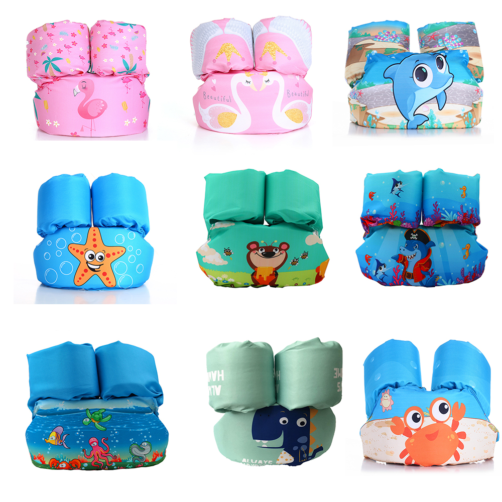 Новый детский спасательный жилет с кольцами для плавания, детский спасательный жилет для детей 2-6 лет, детский жилет для мальчиков и девочек, полиэстер