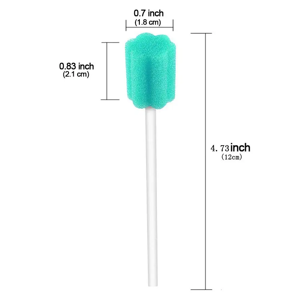 100 Chiếc Dùng Một Lần Chăm Sóc Răng Miệng Bọt Biển Đầm Làm Sạch Răng Miệng Tăm Bông Xốp Tiêu Đờm Bọt Biển Dành Cho Răng Miệng Y Tế Sử Dụng Răng Miệng chăm Sóc