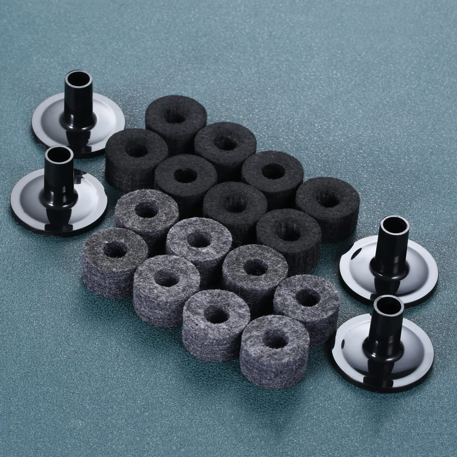8 Cái Cái Chập Chả Đứng 25Mm Cảm Thấy Máy Giặt + 2 Chiếc Kiêm La Bàn Tay Thay Thế Cho Kệ Bộ Trống