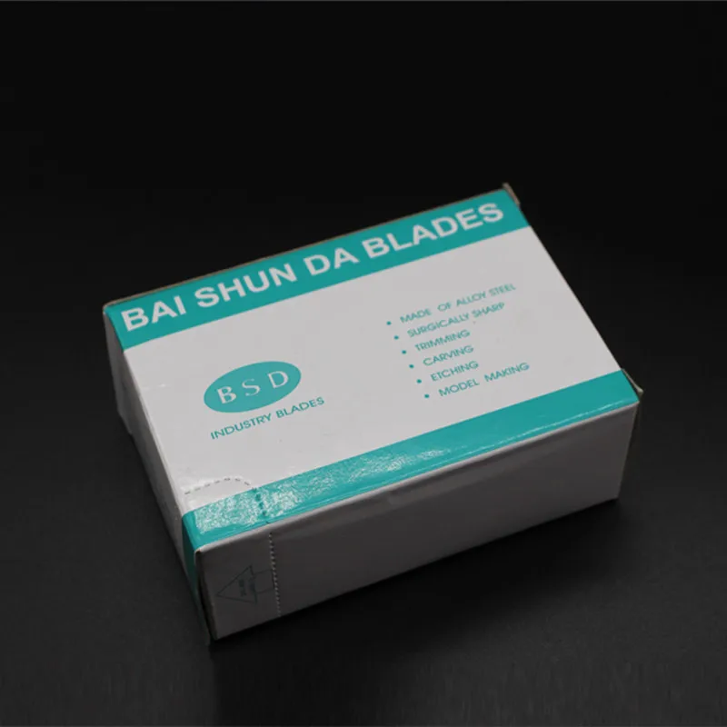 10 Cái/hộp BSD Lưỡi Dao Bằng Thép Không Gỉ Cho Nghệ Thuật Khắc Và Cắt Bộ Phim Và Cho Điện Thoại Di Động Và Keo Loại Bỏ Sửa Chữa dụng Cụ