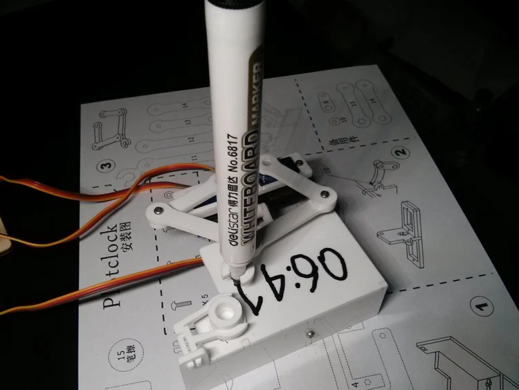 Mã Nguồn Mở Plotclock Đế Nhỏ Đồng Hồ Cho Arduino Thao Túng Viết Vẽ Diy Robot Máy Làm Pragramming Thân Chi Tiết Đồ Chơi