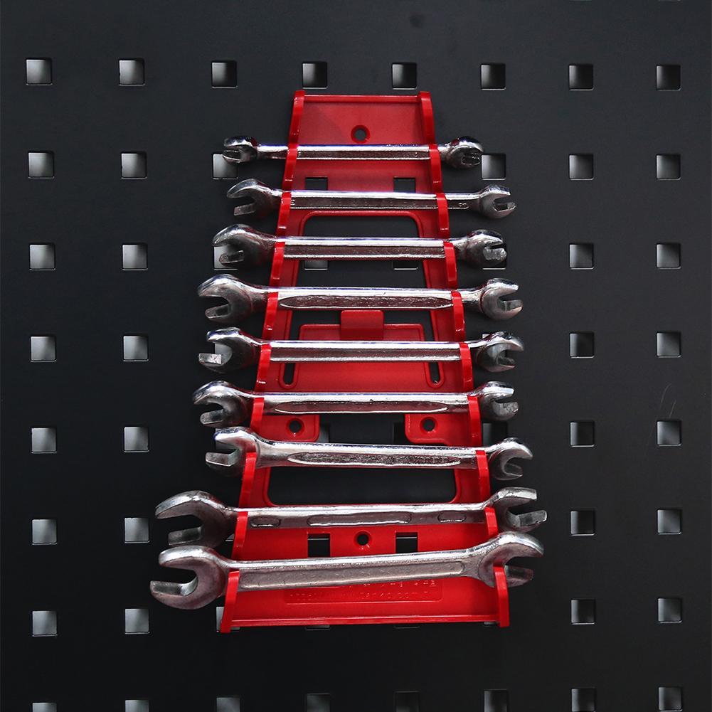 2 STUKS Tool Organizer Moersleutelmoersleutel Sorter Houder Wandmontage Lade Rack Organizer Huishoudelijke Socket Tool Plastic Opslag