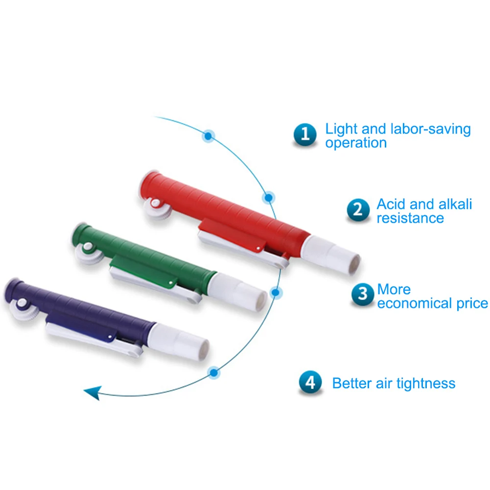 Pipettor Đơn Kênh Tập Micro Pipet Phòng Chuyển Pipet Cho Phòng Thí Nghiệm 2Ml 10Ml 25Ml PUO88