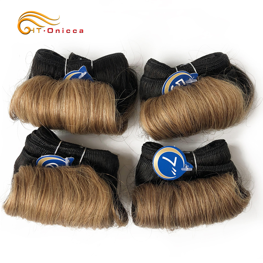 Cabelo encaracolado brasileiro tecer pacotes 100% cabelo humano 4 pacotes afro 1b 30 borgonha pacotes extensão do cabelo 5 5 6 7 polegadas cabelo remy