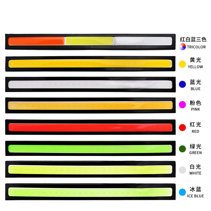 17cm Luz de circulación diurna Universal COB DRL LED coche lámparas para luces exteriores Auto impermeable coche estilo lámpara LED DRL