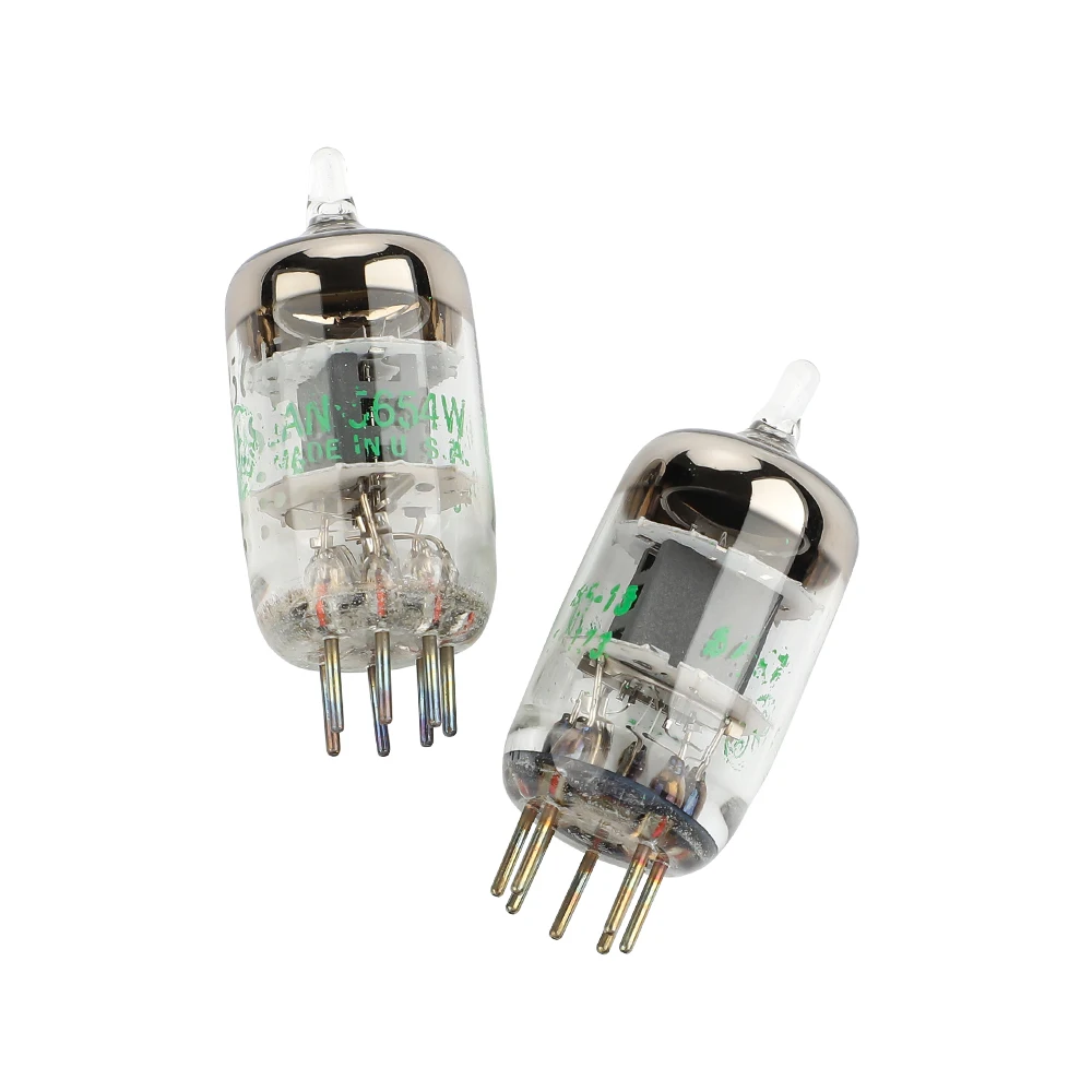 AIYIMA 2 Chiếc GE 5654W GE5654 Ống Chân Không Van Hút Chân Không Điện Tử Ống Nâng Cấp Cho 6J1 6m1 6AK5 6J1P EF95 ghép Nối Bộ Khuếch Đại Âm Thanh