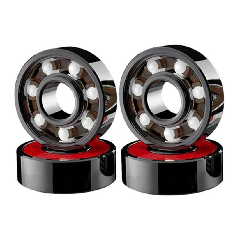 4 Gốm Vòng Bi Cao Cấp Chống Mòn Cho Trượt Ván Trượt Bánh Xe