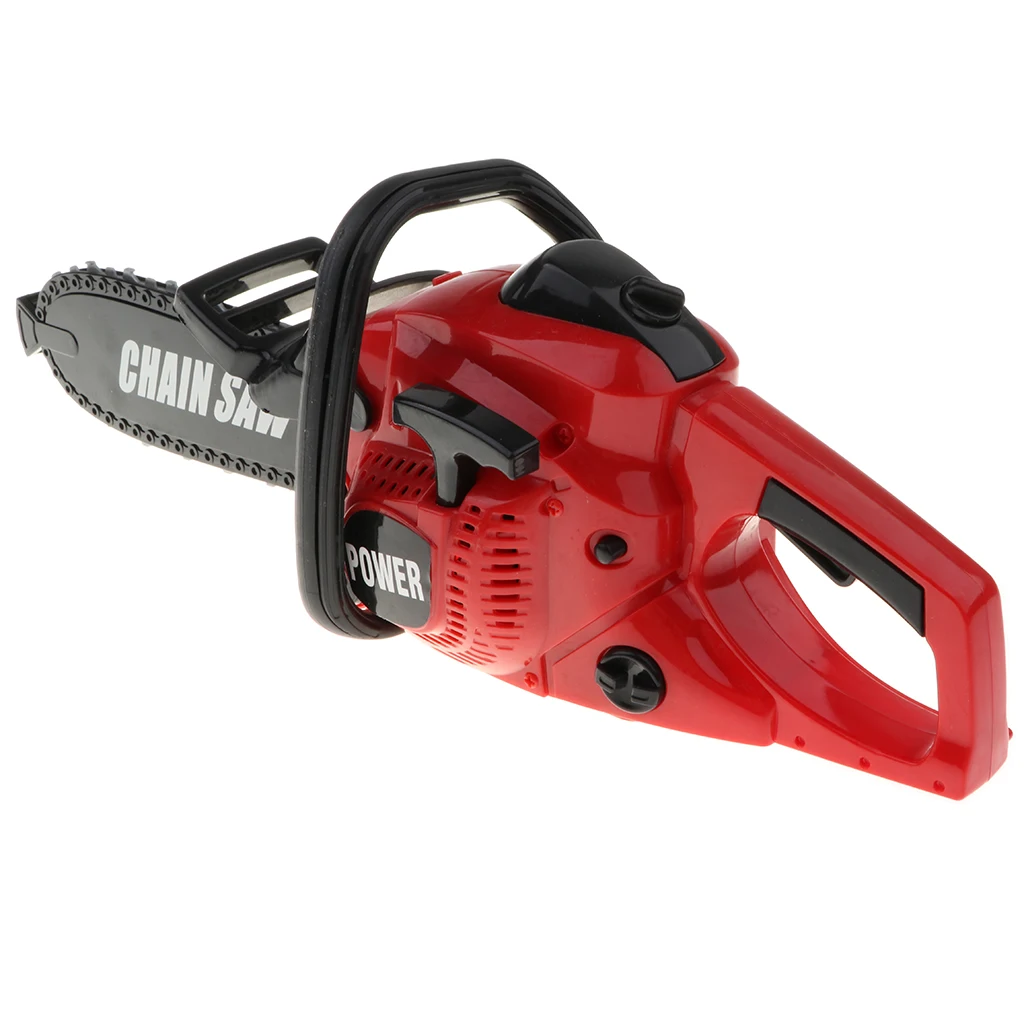 16'' Electric Chainsaw Toy Construction Tool for Kids Pretend Play with Realistic Movement and Sounds