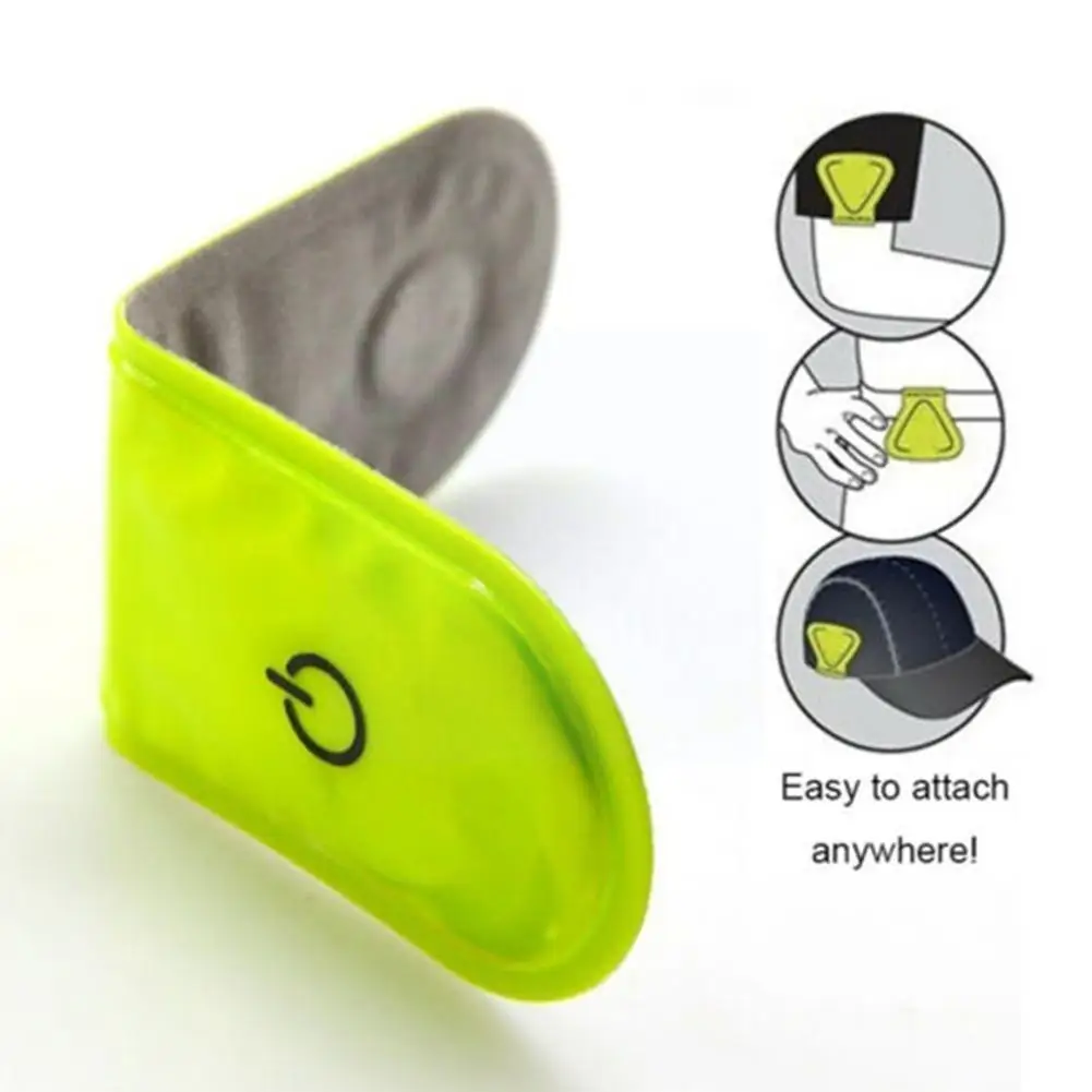 Nóng Thể Thao Ngoài Trời Ánh Sáng Led An Toàn Phản Quang Từ Dạo Phố Đi Xe Đạp Xe Đạp Kẹp Chạy Phản Quang Chạy Nhấp Nháy