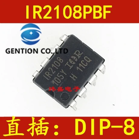 IR2108 DIP-8 IR2108PBF, en stock, 100%, nuevo y original, 10 Uds.