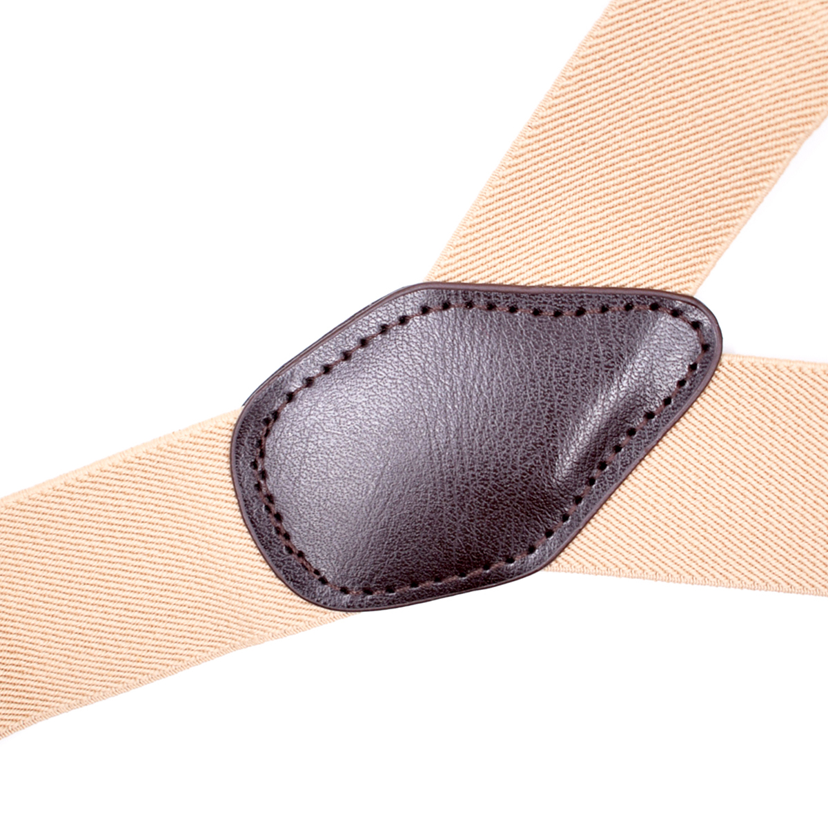 Vintage Bretels Mannen Vrouwen Volwassen Leer Getrimd Knop Einde Y Terug Verstelbare Elastische Broek Bretels Bandjes Riem Bruiloft