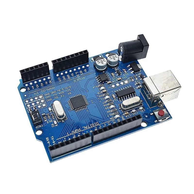 Модифицированная версия, один комплект UNO R3 CH340G + чип MEGA328P 16 МГц для Arduino UNO R3, макетная плата + USB-кабель
