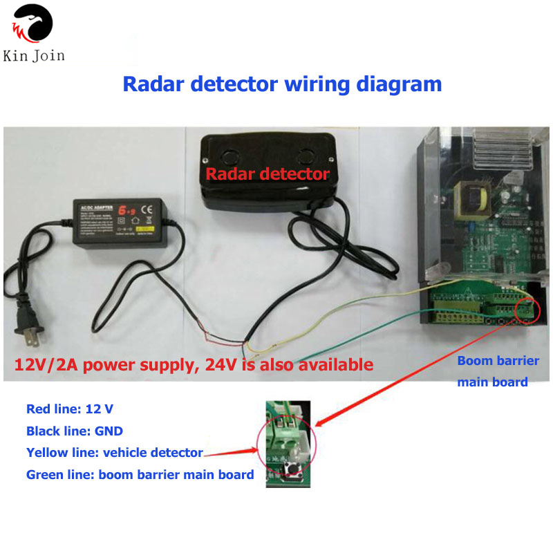 KINJOIN Parkplatz Radar Erkennung Sensor Fahrzeug Anerkennung Erkennung System Lntelligent Parkplatz Ausrüstung