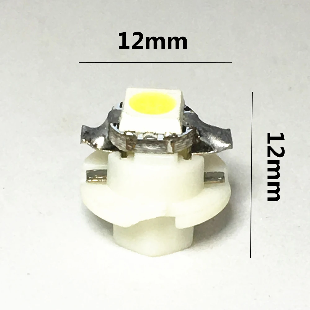 10 Chiếc Xe Nhạc Cụ Đèn B8.4 LED Thương Hiệu Mới T5 B8.4D 5050 1SMD Bên Chỉ Báo Đèn Ô Tô Đồng Hồ Đo Bảng Điều Khiển đèn 12V