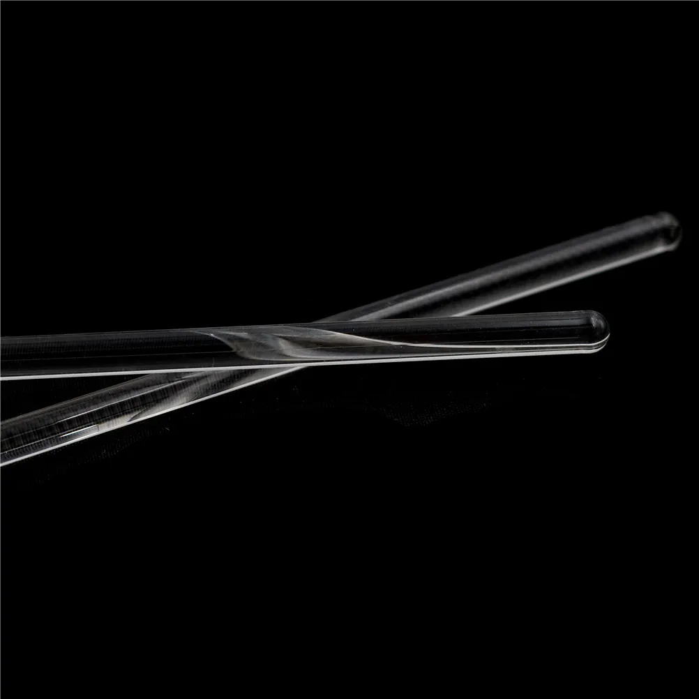 2 Pcs 6*200 Millimetri di Vetro Asta di Agitazione per Uso di Laboratorio Mescolando Agitatore Laboratorio 150 Mm X 5 Mm di Scuola Trasparente di Vetro Burette Miscelatore Commercio All'ingrosso