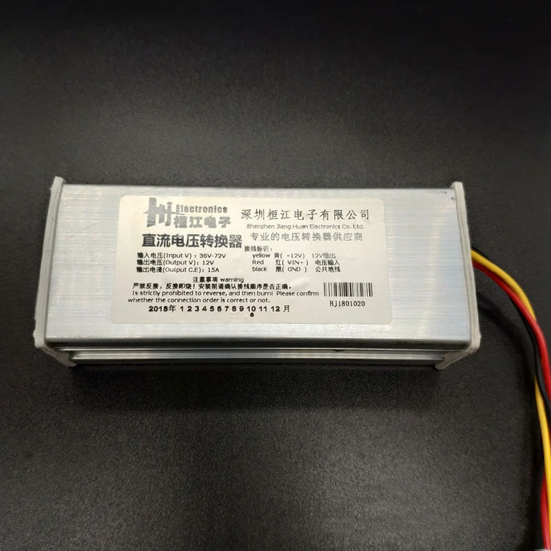 DC Ke DC 24-60V 36V-72V 48V-120V Ke 12V 15A 180W DC Konverter Daya Listrik Transformer Lab Meter