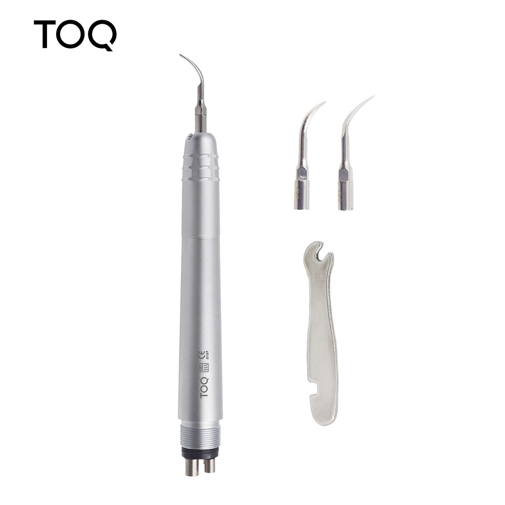Scaler อากาศอัลตราโซนิกทันตกรรมด้วย 3 เคล็ดลับฟันแคลคูลัส Remover เครื่องมือทําความสะอาด Handpiece ฟันขาวทําความสะอาดช่องปาก