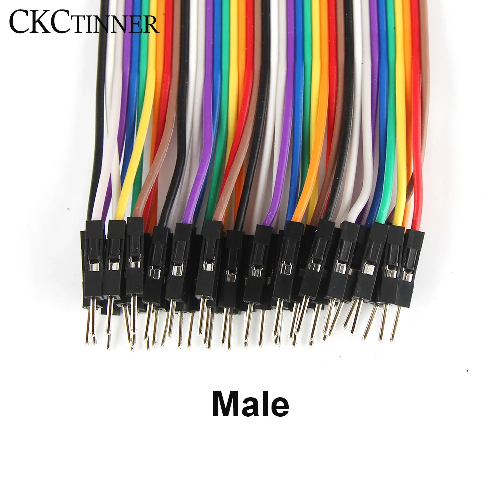 40PIN Cáp Dupont Tuyến 10Cm 20Cm 30Cm Đực Nữ Để Nữ Nam Đến Nữ Dây Nhảy bật Lửa Dupont Dây Cáp PCB DIY