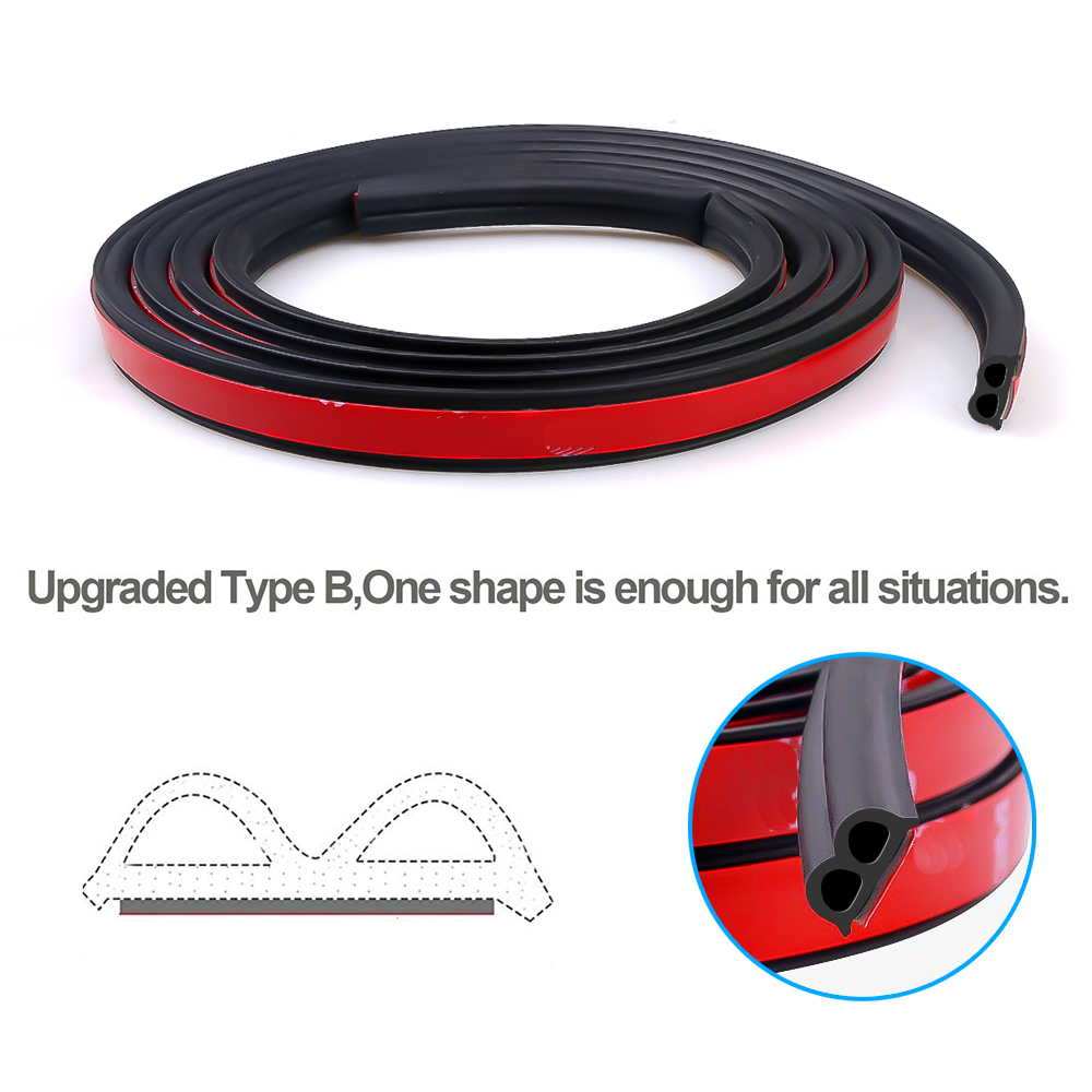 2 Mét D/B/Z/P Loại Cửa Xe Ô Tô Con Dấu Cách Nhiệt Tiếng Ồn Weatherstrip Băng Cao Su Dán Kín Viền tự Động Gioăng Cao Su Z Hình Cói