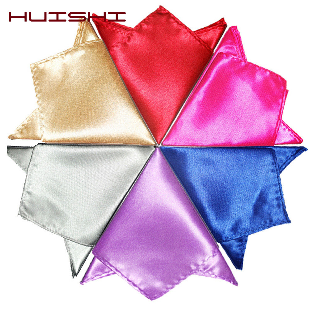 Носовой платок HUISHI мужской, однотонный, винтажный